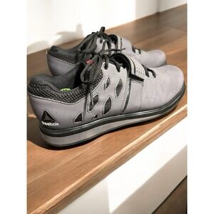Reebok Lifter PR Men's Gray Black CrossFit‎ Weightlifting Shoes Size 8.5
